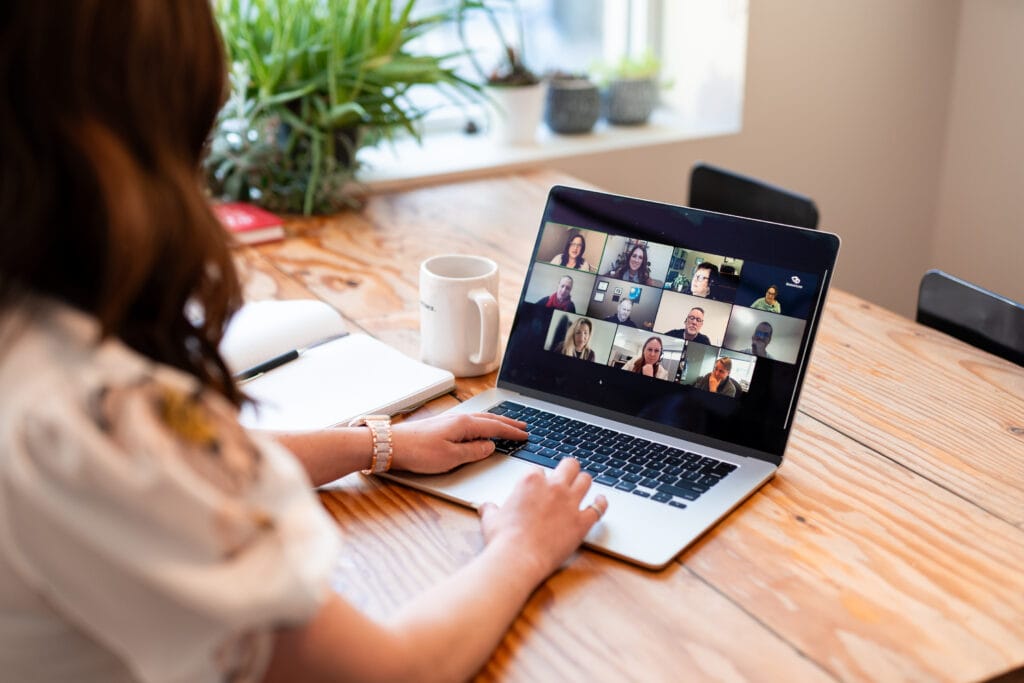 Virtual Meeting - Einblau