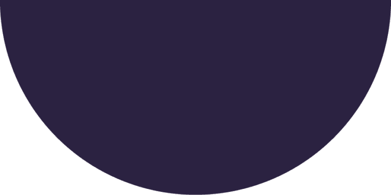 half circle bottom blue